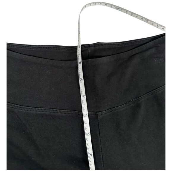 Blue Canoe Black Organic Cotton Crop Ankle Skinny Pull-On leggings Womens Small - Picture 8 of 9